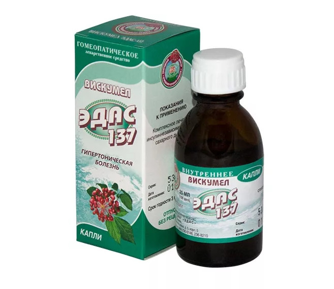 ЭДАС-137 (ВИСКУМЕЛ) капли внутр. 25 мл