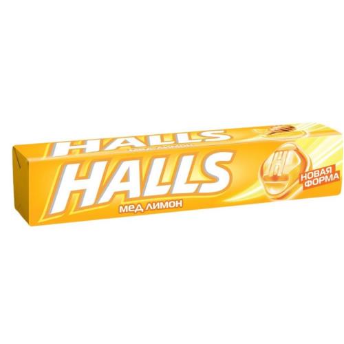 HALLS леденцы мед-лимон №9