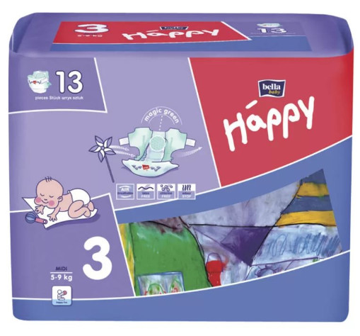 БЕЛЛА ХЕППИ ПОДГУЗНИКИ ДЕТСКИЕ 5-9 кг №13