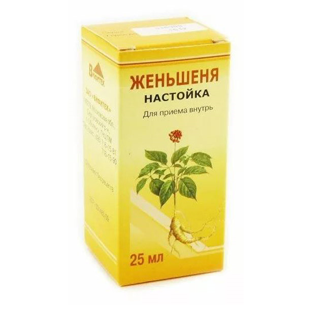 ЖЕНЬШЕНЬ настойка фл. 25 мл
