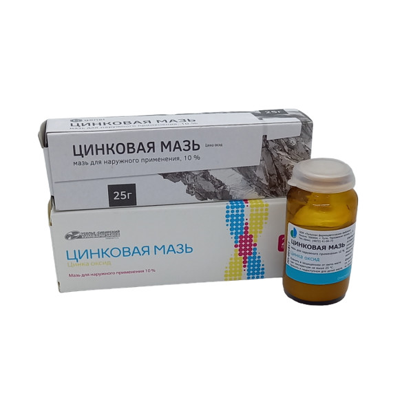 ЦИНКОВАЯ МАЗЬ 10% 25 гр