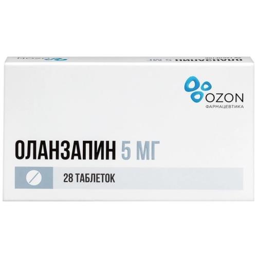 ОЛАНЗАПИН ОЗОН табл. дисперг. 5 мг №28