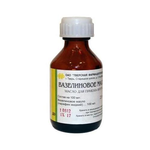 ВАЗЕЛИНОВОЕ МАСЛО ТВЕРСКАЯ ФФ масло внутр. фл. 25 мл