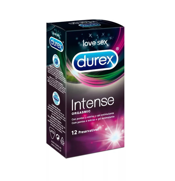 ПРЕЗЕРВАТИВЫ ДЮРЕКС INTENSE ORGASMIC рельефные №12