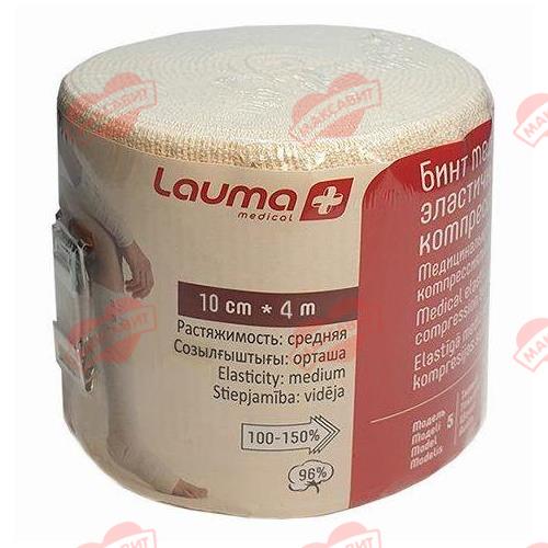 БИНТ ЭЛАСТИЧНЫЙ ЛАУМА 10см х 4м