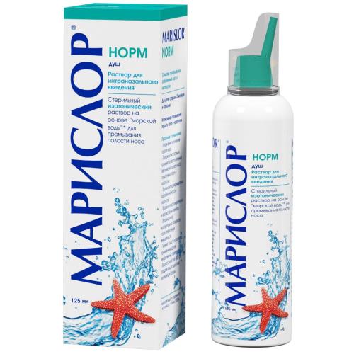 МАРИСЛОР НОРМ ДУШ аэр. назал. фл. 125 мл