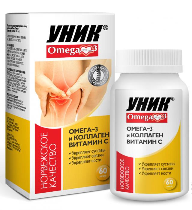 ОМЕГА- 3 И КОЛЛАГЕН капс. №60