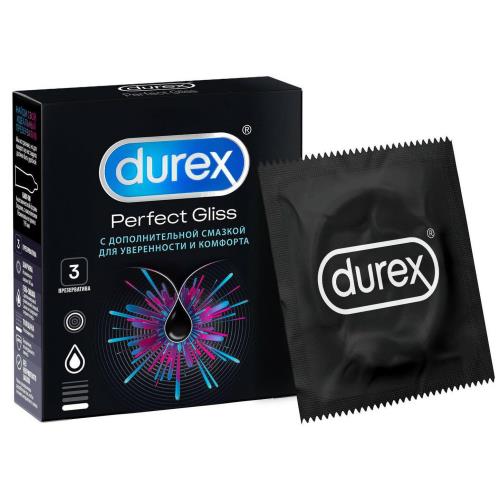 ПРЕЗЕРВАТИВЫ ДЮРЕКС PERFECT GLISS №3