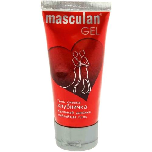 ГЕЛЬ-СМАЗКА МАСКУЛАН клубничка 50 мл