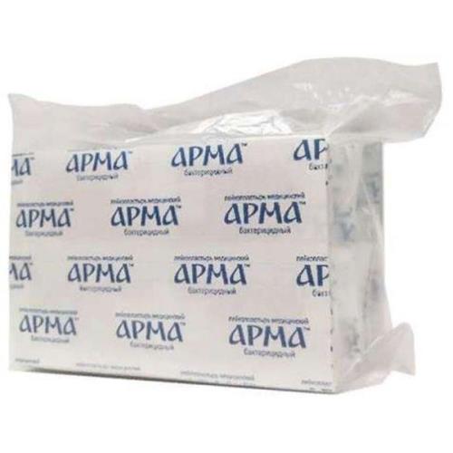 ЛЕЙКОПЛАСТЫРЬ БАКТЕРИЦИДНЫЙ АРМА полимерный прозрачный 1,9см х 7,2см №100