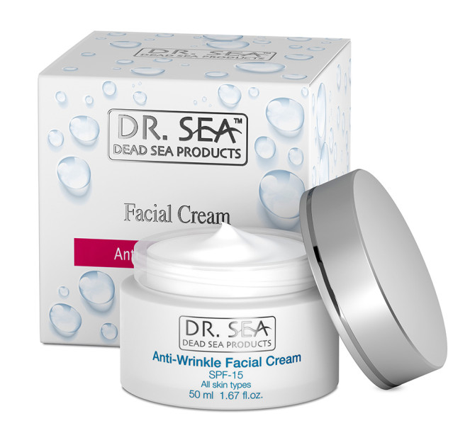 DR. SEA КРЕМ ДЛЯ ЛИЦА 50 мл SPF 15 от морщин