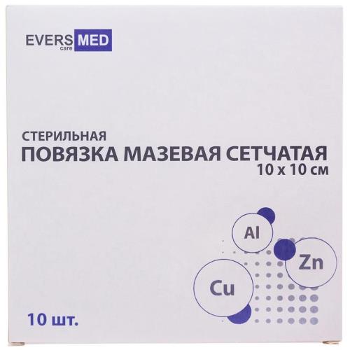 ПОВЯЗКА МАЗЕВАЯ EVERSMED Cu Zn+Al 10см х 10см №10