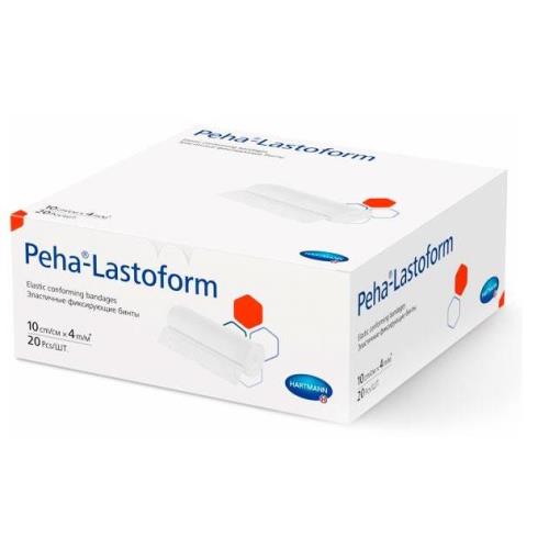 БИНТ ФИКСИРУЮЩИЙ PEHA-LASTOFORM ХАРТМАНН 10см х 4м №20