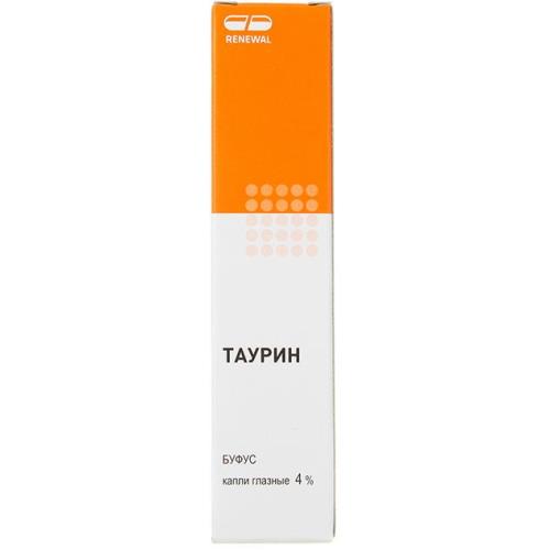 ТАУРИН капли глазные 4% фл.- кап. 5 мл