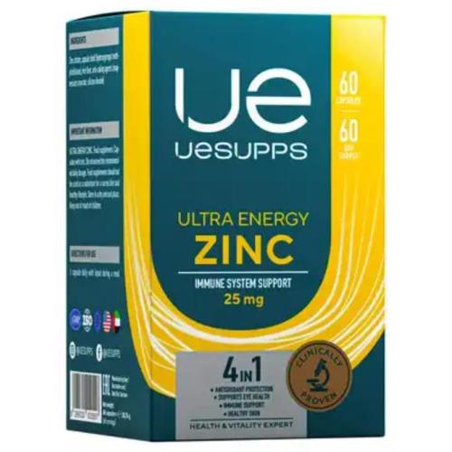 UESUPPS УЛЬТРА ЭНЕРДЖИ ЦИНК капс. №60
