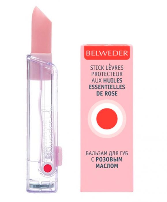 БЕЛЬВЕДЕР БАЛЬЗАМ ДЛЯ ГУБ 4 гр розовое масло