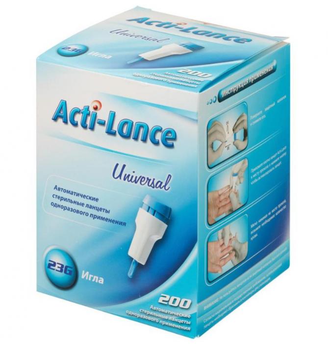 СКАРИФИКАТОР-ЛАНЦЕТ ACTI-LANCE UNIVERSAL №200