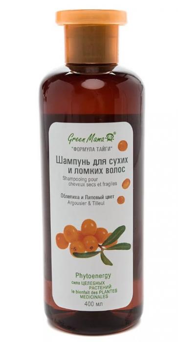 ГРИН МАМА  ШАМПУНЬ 400 мл для сухих и ломких волос