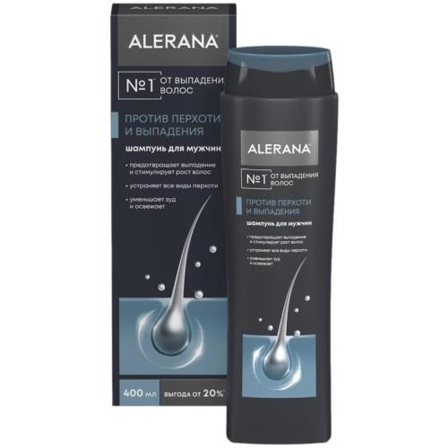 АЛЕРАНА ШАМПУНЬ ДЛЯ МУЖЧИН 400 мл п/выпадения и перхоти волос