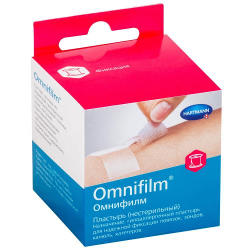 ЛЕЙКОПЛАСТЫРЬ ФИКСИРУЮЩИЙ ХАРТМАНН OMNIFILM прозрачный 1,25см х 9,2м