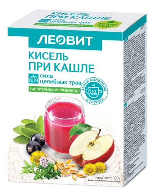 ЛЕОВИТ КИСЕЛЬ ПРИ КАШЛЕ 20 гр №5