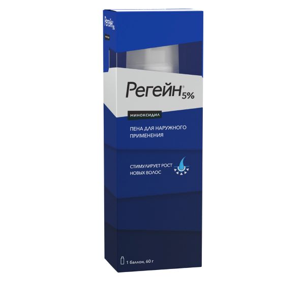 РЕГЕЙН пена 5% фл. 60 гр №1