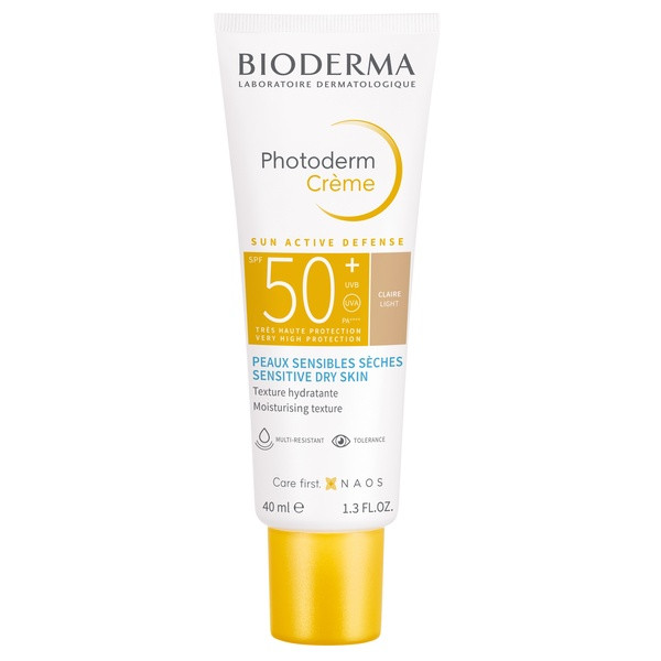 БИОДЕРМА (BIODERMA) ФОТОДЕРМ КРЕМ ДЛЯ ЛИЦА СОЛНЦЕЗАЩИТНЫЙ 40 мл SPF50+ тональный