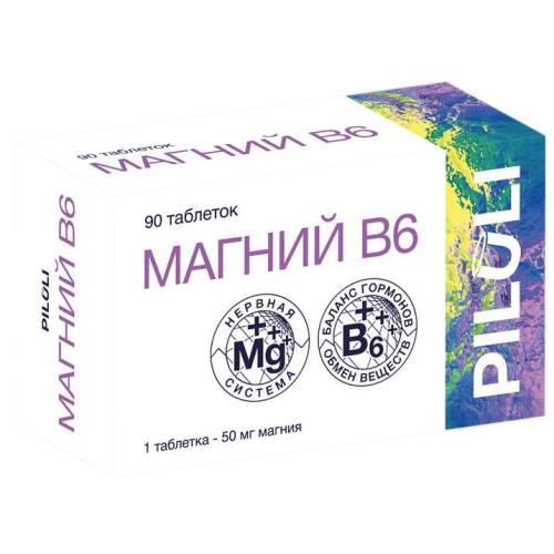 PILULI МАГНИЙ В6 табл. №90