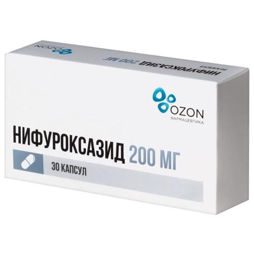 НИФУРОКСАЗИД ОЗОН капс. 200 мг №30