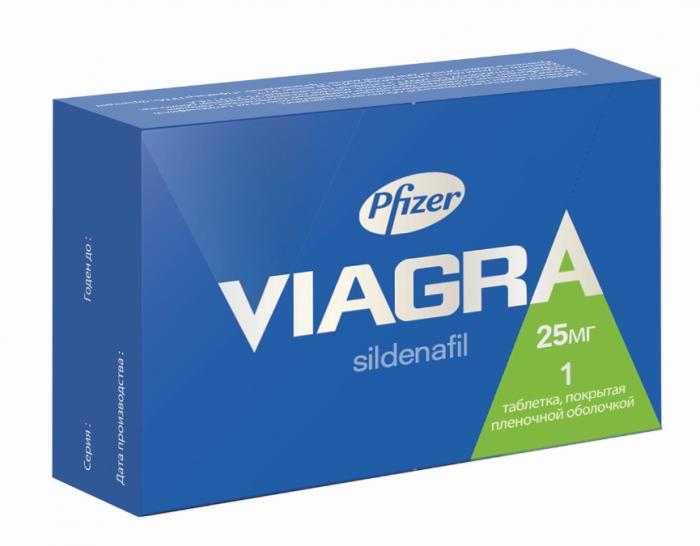 ВИАГРА табл. 25 мг №1