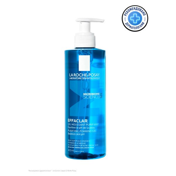 ЛЯ РОШ ПОЗЕ (LA ROCHE-POSAY) ЭФФАКЛАР ГЕЛЬ ДЛЯ ЛИЦА 400 мл