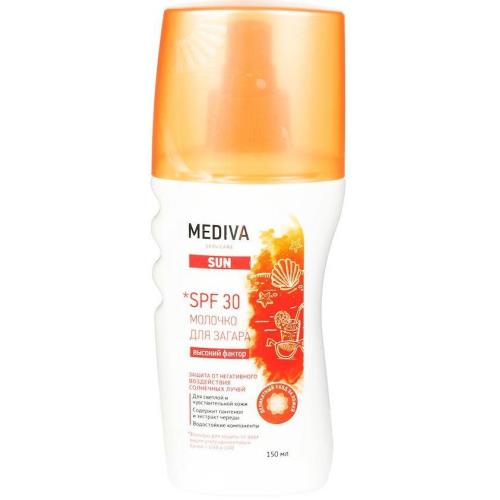 МЕДИВА САН МОЛОЧКО ДЛЯ ЗАГАРА 150 мл SPF30