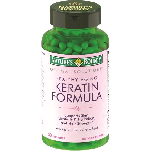 НЭЙЧЕС БАУНТИ (NATURE`S BOUNTY) КЕРАТИН капс. №50