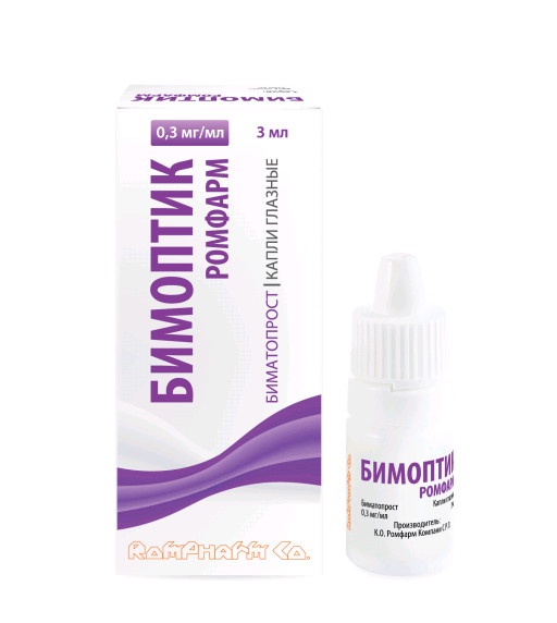 БИМОПТИК капли глазные 0,03% фл.- кап. 3 мл