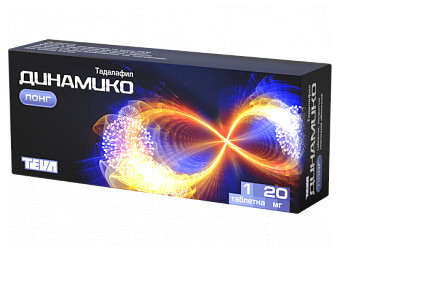 ДИНАМИКО ЛОНГ табл. п/о плен. 20 мг №1