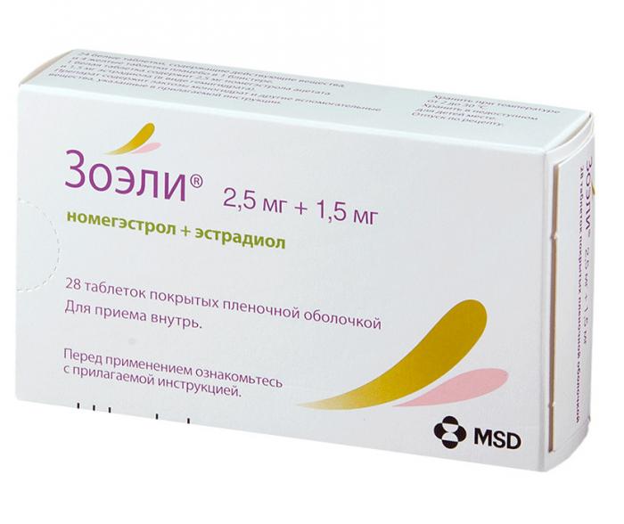 ЗОЭЛИ табл. п/о плен. 2,5+1,55 мг №28