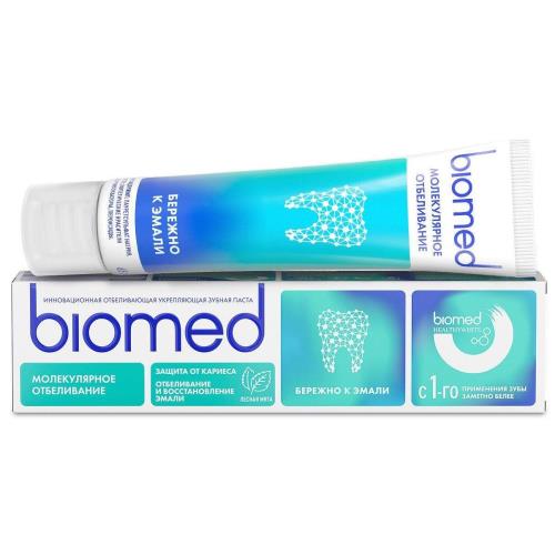 БИОМЕД (BIOMED) HEALTHYWHITE ЗУБНАЯ ПАСТА 65 гр лесная мята