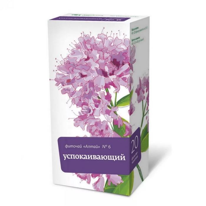 ФИТОЧАЙ АЛТАЙ №6 успокаивающий ф/п №20