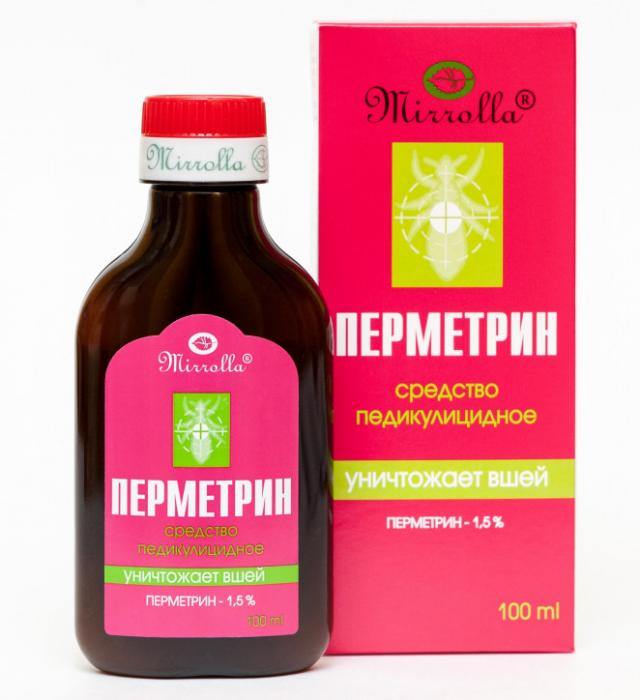 МИРРОЛЛА ПЕРМЕТРИН ФОРА+ шампунь 100 мл