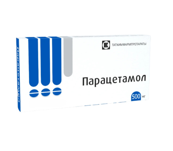 ПАРАЦЕТАМОЛ ТАТХИМФАРМ табл. 500 мг №30