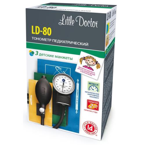 ЛИТТЛ ДОКТОР (LITTLE DOCTOR) ПРИБОР (ТОНОМЕТР) ИЗМ. АРТ. ДАВЛЕНИЯ МЕХАНИЧЕСКИЙ LD 80