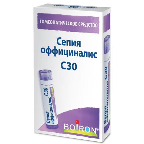 СЕПИЯ ОФФИЦИНАЛИС С30 гранулы гомеопатич. 4 гр