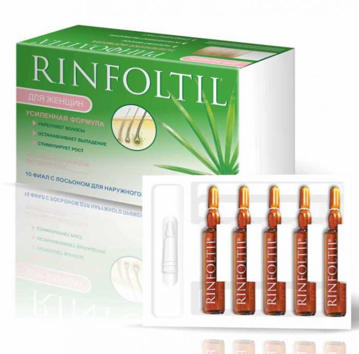 РИНФОЛТИЛ ДЛЯ ЖЕНЩИН ЛОСЬОН ДЛЯ ВОЛОС 10 мл №10