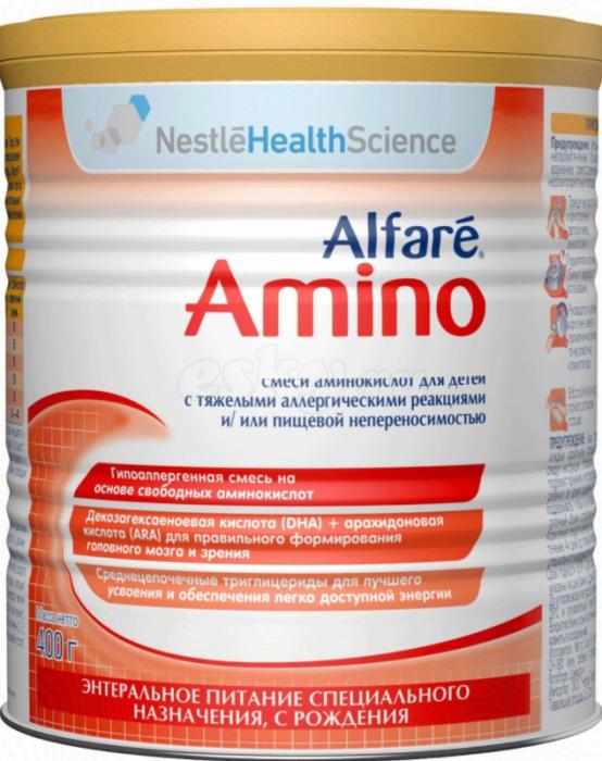НЕСТЛЕ СМЕСЬ СУХАЯ АЛФАРЕ АМИНО детская 400 гр