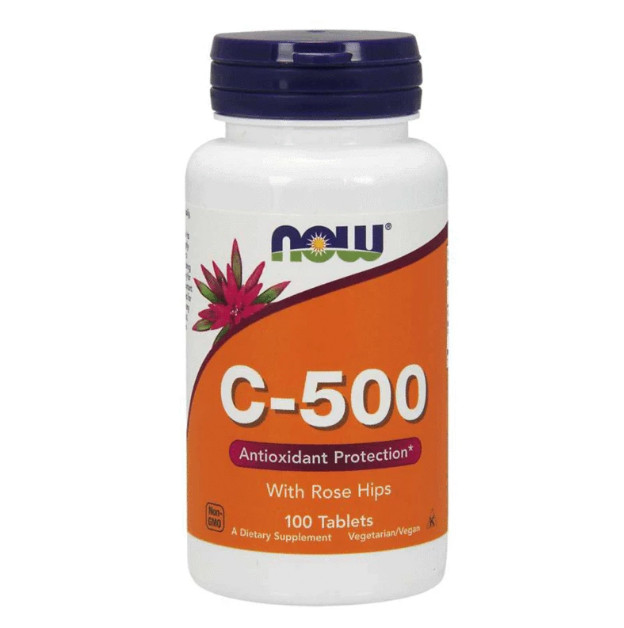 NOW ВИТАМИН С-500 капс. №100