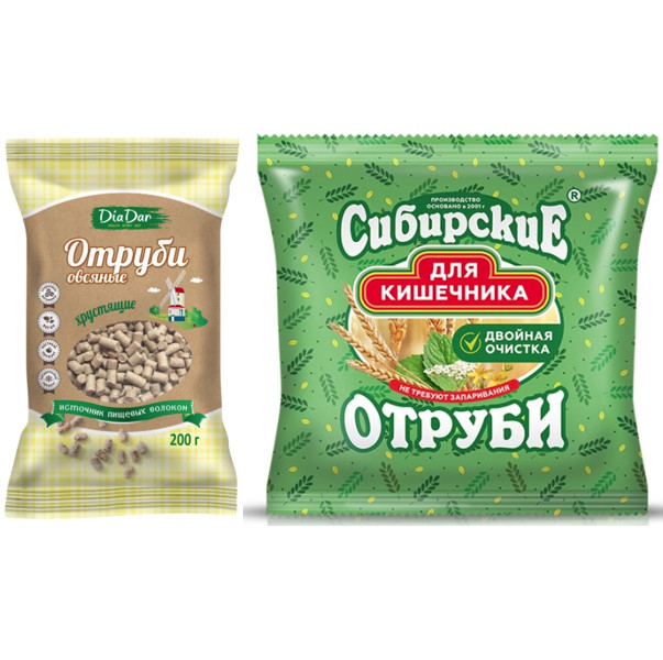 ОТРУБИ ОВСЯНЫЕ 200 гр