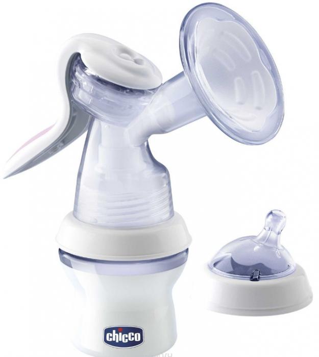 CHICCO NATURAL FEELING МОЛОКООТСОС 340624005 ручной с бутылочкой
