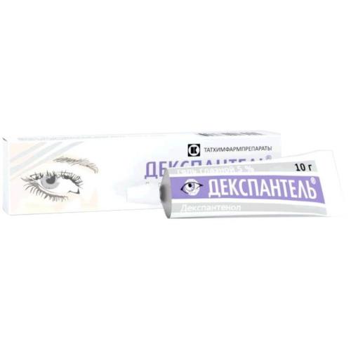 ДЕКСПАНТЕЛЬ гель глазной 5% туба 10 гр