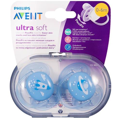 АВЕНТ ULTRASOFT КОСМОС ПУСТЫШКА СИЛИКОНОВАЯ №2 222/20 0-6 мес.