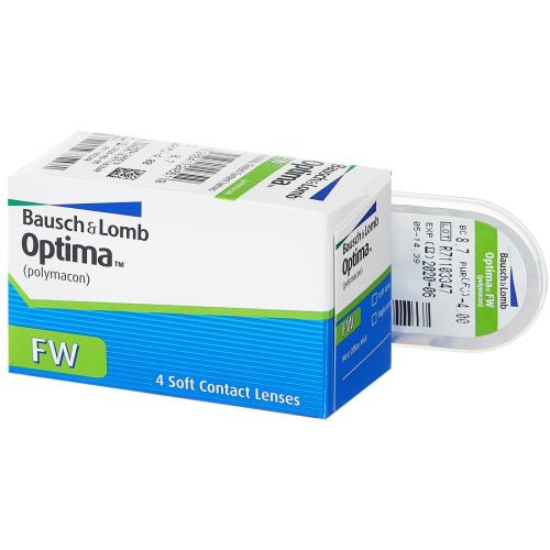 КОНТАКТНАЯ ЛИНЗА BAUSCH+LOMB OPTIMA FW 8,7 корриг. - 4,00